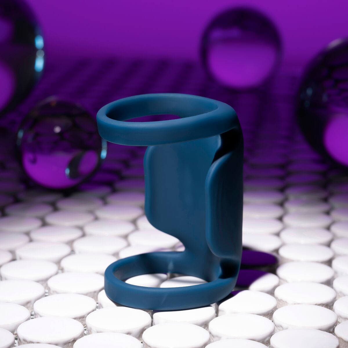 Vibrerende Ring Evolved Playboy Blå